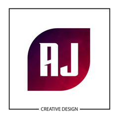 Initial Letter AJ Logo Template Design Vector Illustration