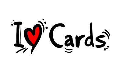 Cards love message