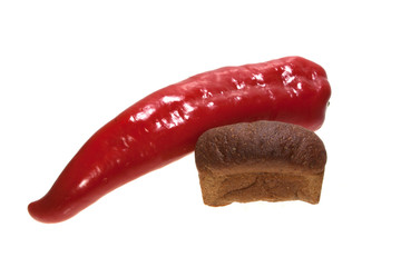 pepper isolated on white background