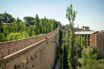 Aufnahmen von Girona in Katalonien Spanien