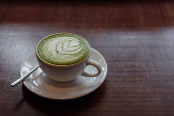 Hot Matcha Green Tea Latte