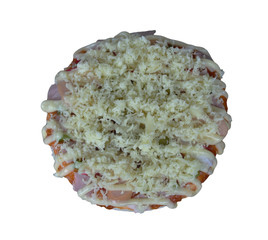 pizza isolated on white background