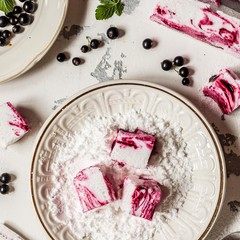 Blackcurrant Swirl Marshmallow