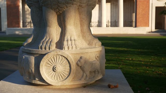 World war one in Belgium: Ypres today, Menin (Menen) Gate Memorial, indian monument