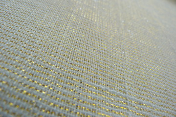 golden fabric closeup brocade silk background for decor