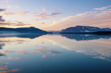 Fototapeta na wymiar Lake in Alaska