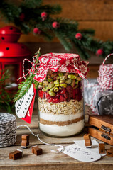 Christmas Cookie Mix in a Jar