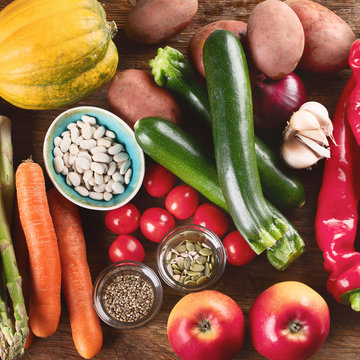 Healthy vegan food