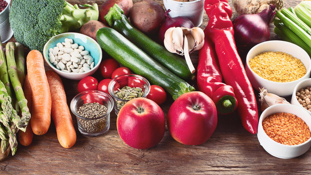 Healthy vegan food