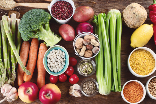 Healthy vegan food