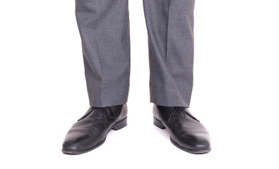 Businessman with black shoes