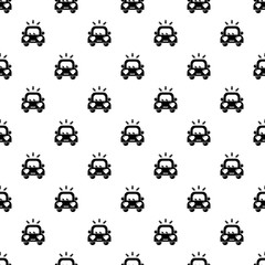 Wedding car pattern vector seamless repeating for any web design