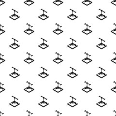 Gun d printing pattern vector seamless repeating for any web design