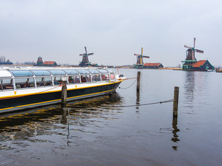 Boat transport  at Zaanse Schans