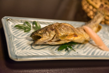 鮎の塩焼き