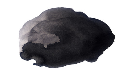 Black Watercolor Stain
