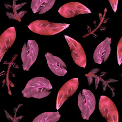 Watercolor floral pattern, delicate flowers. Seamless summer print for fabric, textile, wrapping, wallpaper, background. Vintage botanical set. Wedding, holiday, birthday. Bright botanical colllection