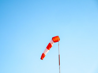 Windsack am Flugplatz