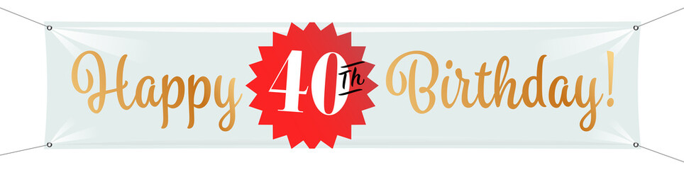 Happy 40th birthday