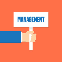 MANAGEMENT MEGAPHONE LINE FLAT