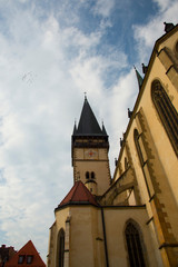 Historic old square in Unesco town Bardejov, Slovakia