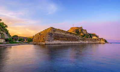 The old castle of Corfu island