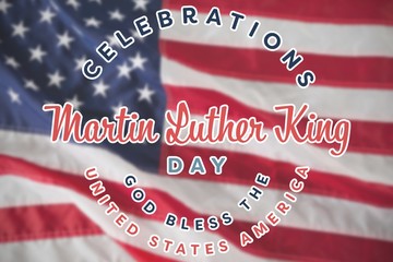 Composite image of martin luther king day