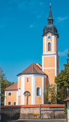 Smartphone HD wallpaper of beautiful church at Falkenstein