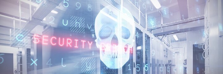 Composite image of virus background