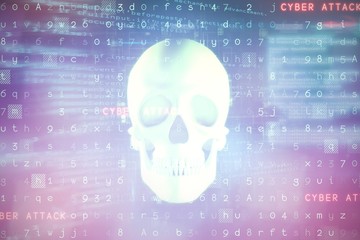 Composite image of virus background