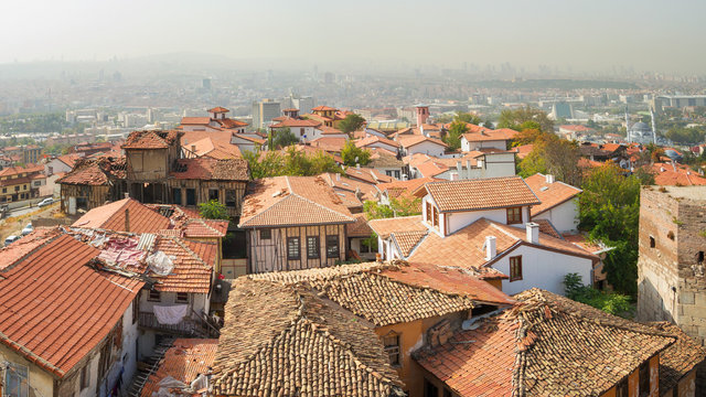 Smog over Ankara - Turkey
