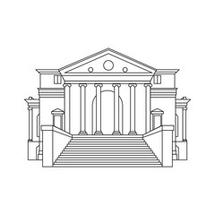Institution line drawing