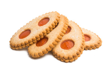 shortbread cookies isolated