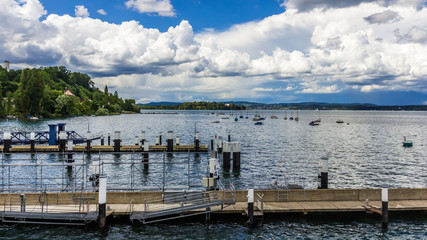 Beautiful view at the Bodensee-Bavaria-Germany