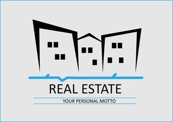 Real Estate house logo icon