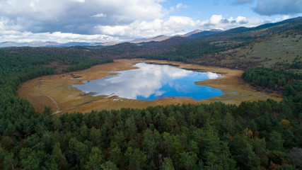 Pivka intermittent lakes (Pivška Jezera; Jezera Pivke) are hydrologic phenomena in Slovenia. A group of 17 lakes inundates karst depressions during high water levels in late autumn and again in spring