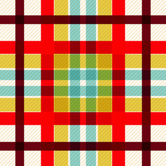 Tartan fabric texture