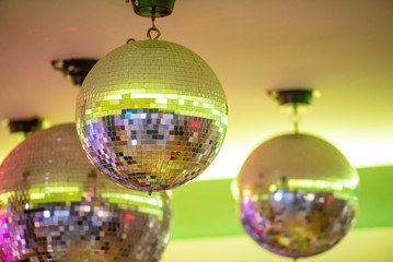 Disco balls.night party background photo