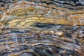 The iconic textures of the second valley cliff suitable for a background taken on the Fleurieu...