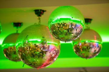 Disco balls.night party background photo