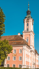Obraz premium Smartphone HD wallpaper of beautiful church at Birnau