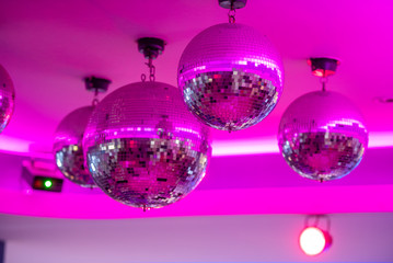 Disco balls.night party background photo