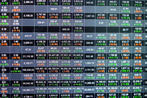 Stock Market Investment Trading Financial Coin And Graph Chart Or - 