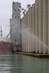 Obraz premium Loading Grain for Transport