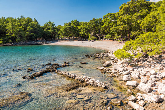 Ruins of Phaselis near Kemer, Antalya Province, Lycia, Anatolia Peninsula, Mediterranean Coast, Turkey Minor