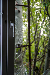 War in Ukraine. Settlement Shyrokyne, Donetsk region. September 2018.