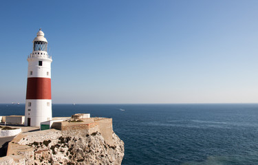 Fototapeta na wymiar Lighthouse at Gibraltar