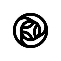 Obraz premium Letter O logo. Icon design. Template elements - vector sign