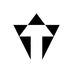 Letter T logo. Icon design. Template elements - vector sign