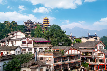 Fototapeta na wymiar Ancient town of Chongqing